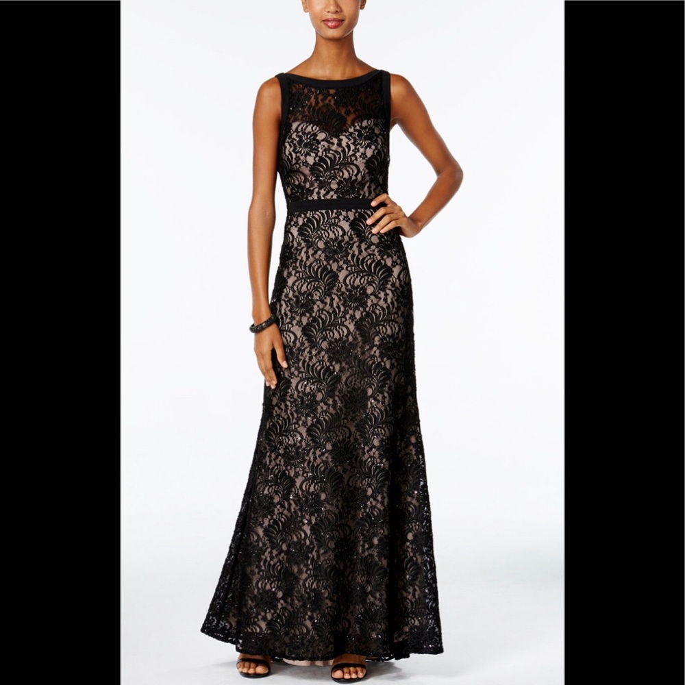 Night Way sequined gown